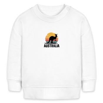 Australien - Baby Organic Sweatshirt Baby Changer von Stanley/Stella - Weiß - Vorne