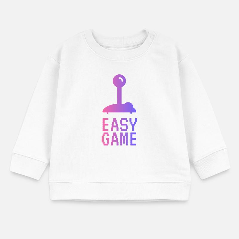 Easy Pixel Gradient Game Baby Organic Sweatshirt Baby Changer von Stanley/Stella