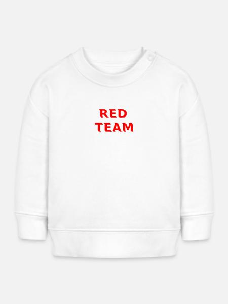 Red Team - Baby Organic Sweatshirt Baby Changer von Stanley/Stella - Weiß