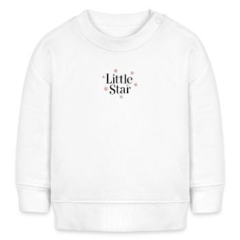 Little Star - Baby Organic Sweatshirt Baby Changer von Stanley/Stella - Weiß - Vorne