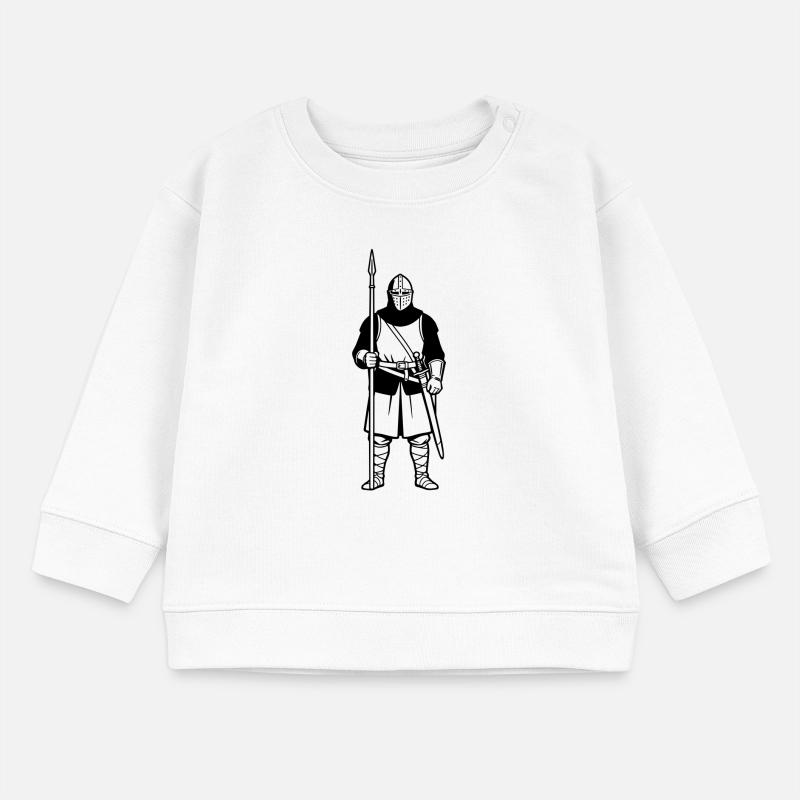 Knight with lance Baby Sweatshirt by Stanley/Stella