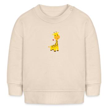 Giraffe - Baby Organic Sweatshirt Baby Changer von Stanley/Stella - Natur - Vorne