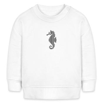 Seahorses marine animals - Baby Sweatshirt by Stanley/Stella - white - Front