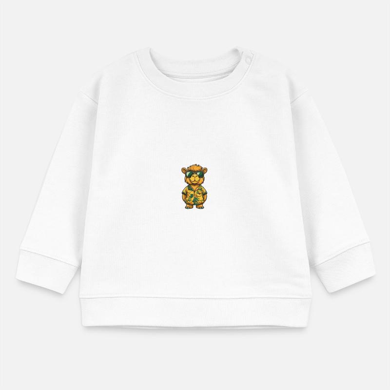 Kamel Comic Cool Sommer Baby Organic Sweatshirt Baby Changer von Stanley/Stella