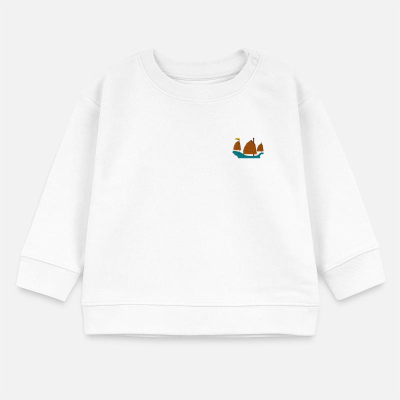 Sailing ship Baby Sweatshirt by Stanley/Stella