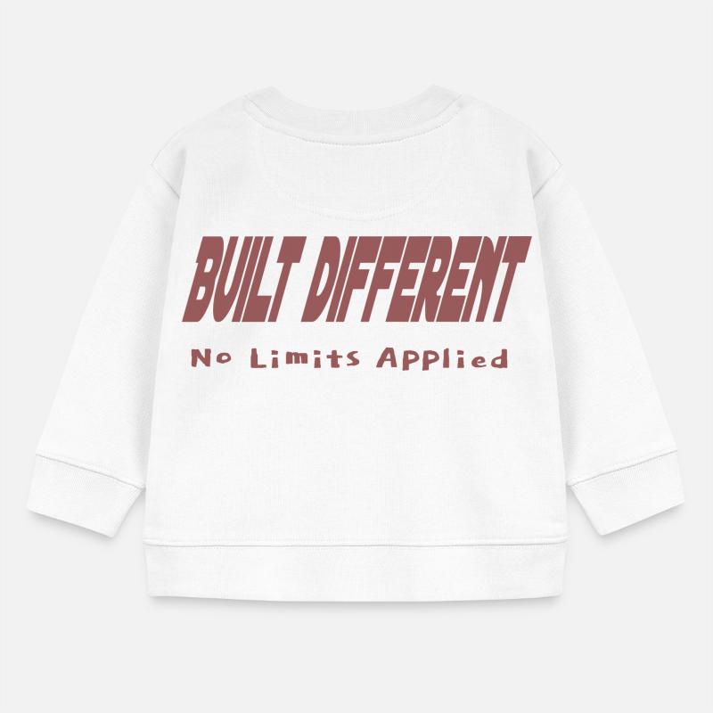 Construit différemment – Aucune limite appliquée Sweat bébé bio Stanley/Stella