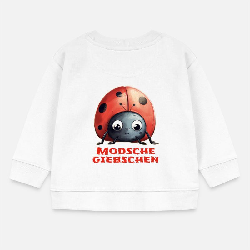 Modschegiebchen Marienkäfer Baby Organic Sweatshirt Baby Changer von Stanley/Stella