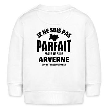 Auvergne, je suis auvergnat - Sweat bébé bio Stanley/Stella - blanc - Dos