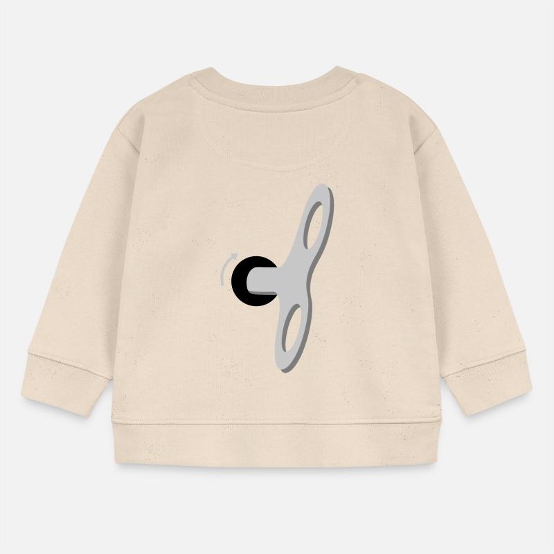 Der Mensch ist eine Maschine Baby Organic Sweatshirt Baby Changer von Stanley/Stella