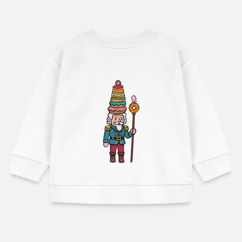 Casse-noisette Donut Cracker Sweat bébé bio Stanley/Stella