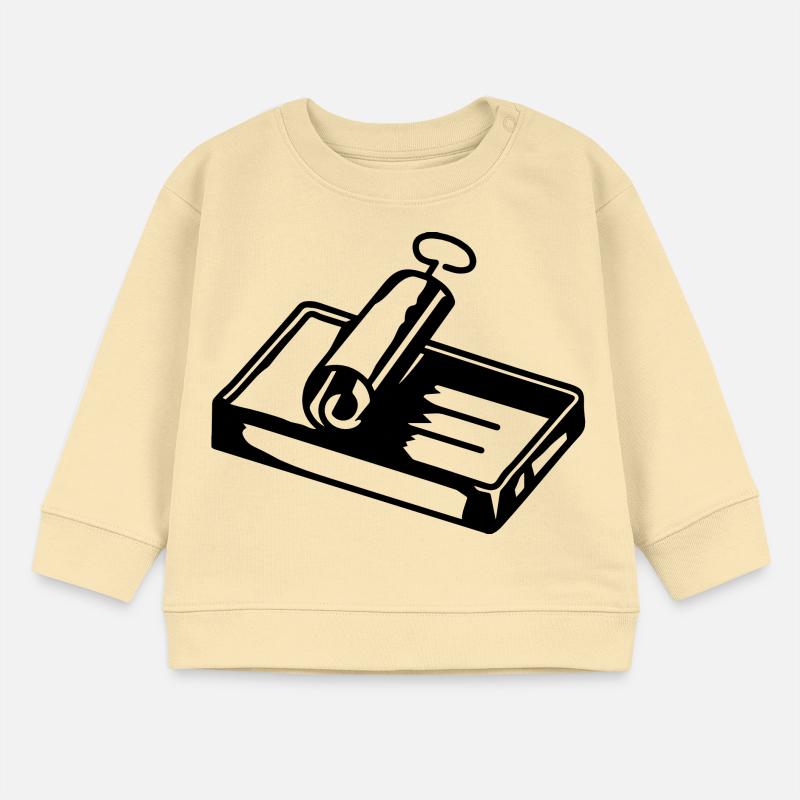 schlichte geöffnete Konservendose Baby Organic Sweatshirt Baby Changer von Stanley/Stella