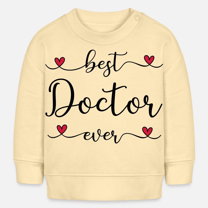 Médecin - Sweat bébé bio Stanley/Stella - crème