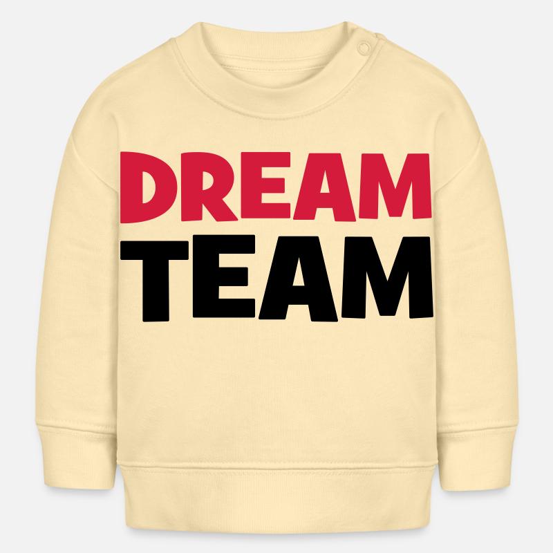 Équipe de rêve - Sweat bébé bio Stanley/Stella - crème