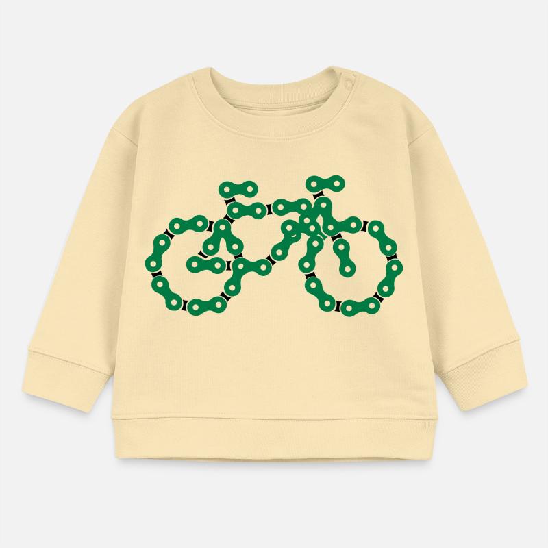 bicyclette Sweat bébé bio Stanley/Stella