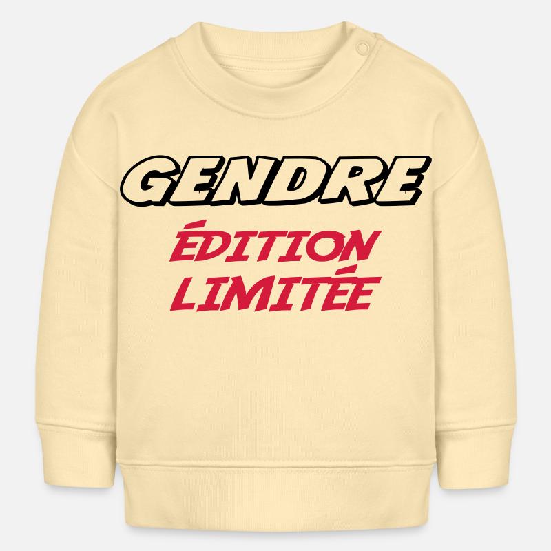 GENDRE édition limitée - Sweat bébé bio Stanley/Stella - crème