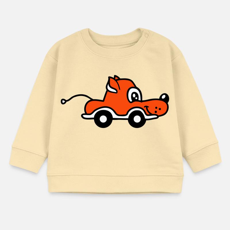 chien voiture jouet roues motrices télécommandées mignon Sweat bébé bio Stanley/Stella