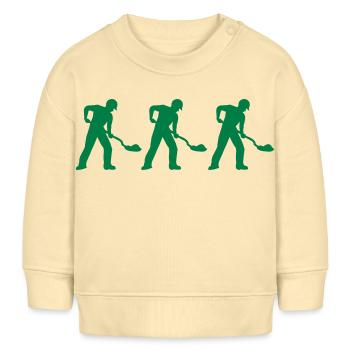Construction worker 3 - Baby Sweatshirt by Stanley/Stella - cream - Front