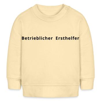 Betrieblicher Ersthelfer - Baby Organic Sweatshirt Baby Changer von Stanley/Stella - Creme - Vorne