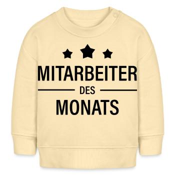 Mitarbeiter des Monats - Baby Organic Sweatshirt Baby Changer von Stanley/Stella - Creme - Vorne