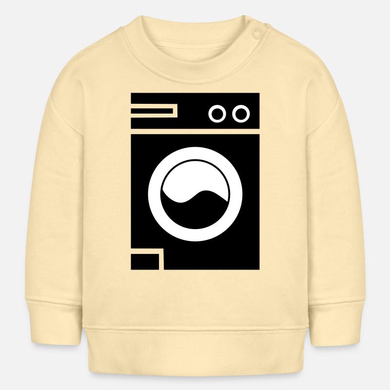 Washing machine - Baby Sweatshirt by Stanley/Stella - cream