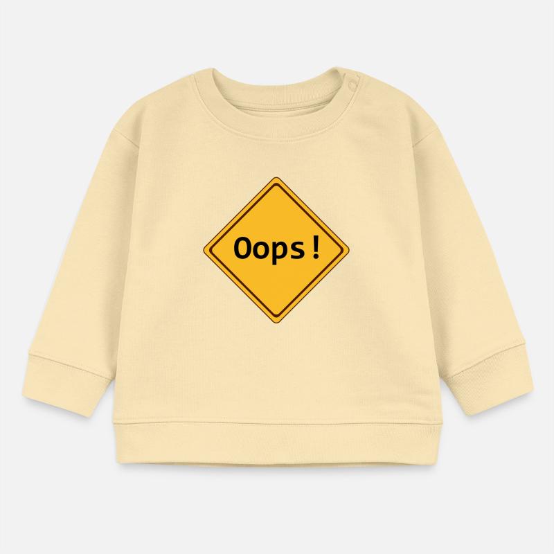 error, oops!, anpassbar Baby Organic Sweatshirt Baby Changer von Stanley/Stella