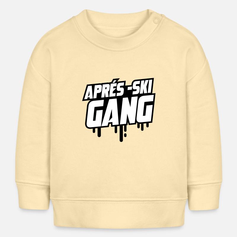 Stage après-ski - Sweat bébé bio Stanley/Stella - crème