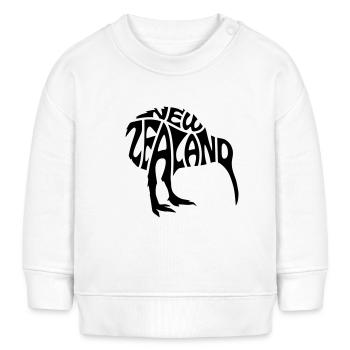 Kiwi Vogel Neuseeland - Baby Organic Sweatshirt Baby Changer von Stanley/Stella - Creme - Vorne