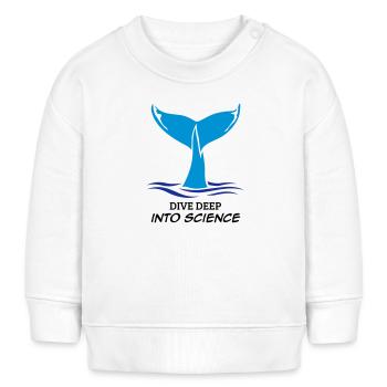 Dive deep into Science - Baby Sweatshirt by Stanley/Stella - cream - Front
