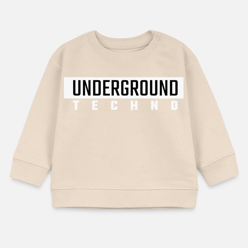 Underground Techno Sweat bébé bio Stanley/Stella