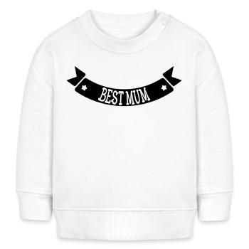 Best Mom - Mother's Day - Baby Sweatshirt by Stanley/Stella - cream - Front
