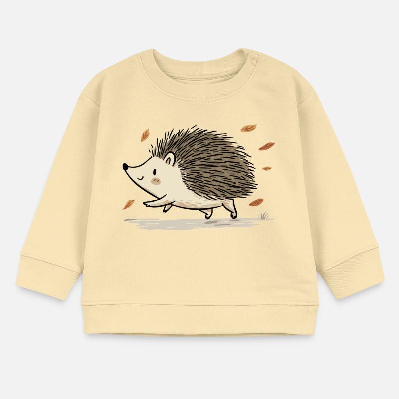 putziges Igelkind Baby Organic Sweatshirt Baby Changer von Stanley/Stella