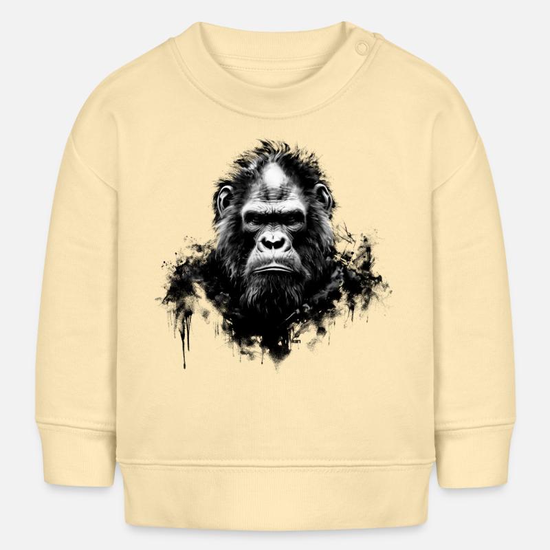 Silverback - Baby Sweatshirt by Stanley/Stella - cream