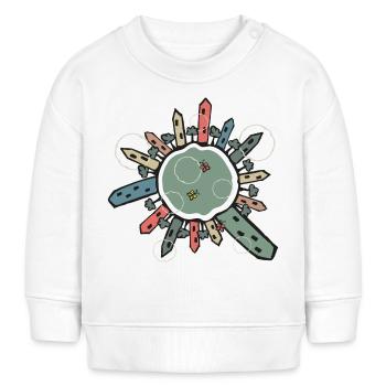 Planet A - Baby Sweatshirt by Stanley/Stella - cream - Front