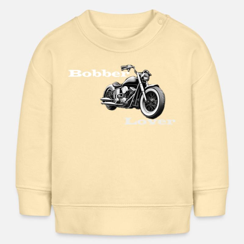 Bobber Lover white - Baby Sweatshirt by Stanley/Stella - cream