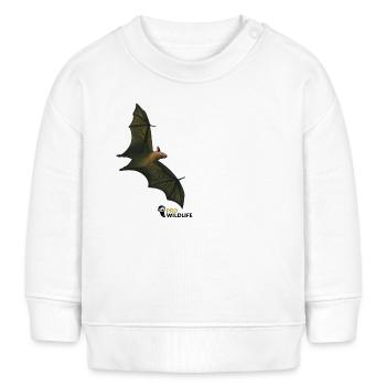 Flughund Pro Wildlife - Baby Organic Sweatshirt Baby Changer von Stanley/Stella - Creme - Vorne