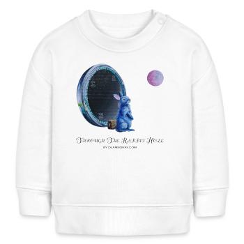 Durch den Kaninchenbau - Baby Organic Sweatshirt Baby Changer von Stanley/Stella - Creme - Vorne