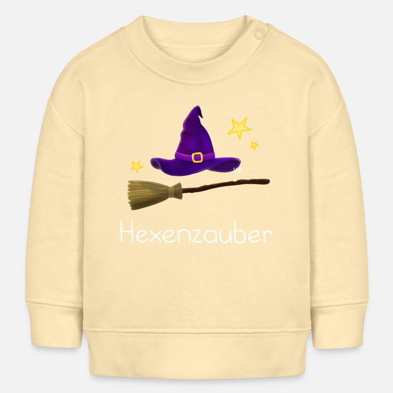 Sort de sorcière - Sweat bébé bio Stanley/Stella - crème