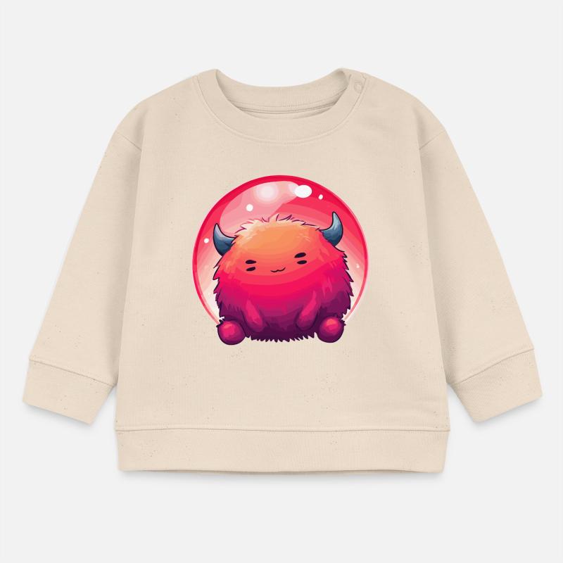 Fluffy Monster Face Gradient Baby Sweatshirt by Stanley/Stella
