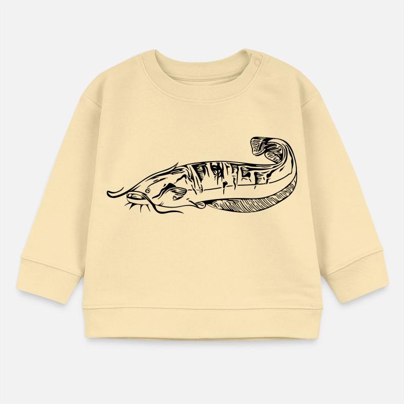 Silure - pêche silure Sweat bébé bio Stanley/Stella