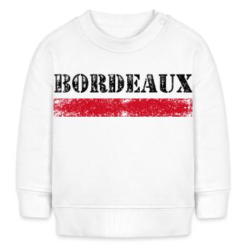 Bordeaux Millésime - Sweat bébé bio Stanley/Stella - crème - Devant