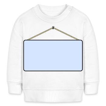 Platte mit Nagel - Baby Organic Sweatshirt Baby Changer von Stanley/Stella - Creme - Vorne