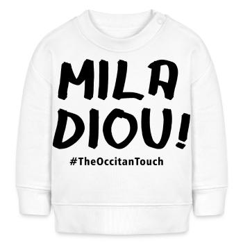 Mila diou - Sweat bébé bio Stanley/Stella - crème - Devant