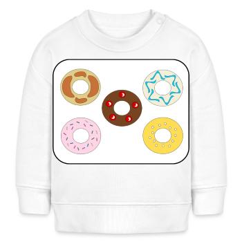 Beignets plongeurs - Sweat bébé bio Stanley/Stella - crème - Devant