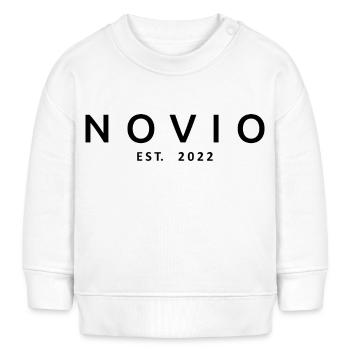 2022 Hochzeit des Verlobungsgeschenks des Bräutigams - Baby Organic Sweatshirt Baby Changer von Stanley/Stella - Creme - Vorne