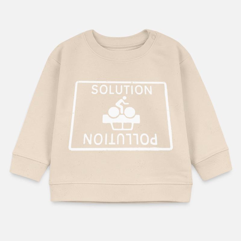to pollution, solution Baby Sweatshirt by Stanley/Stella