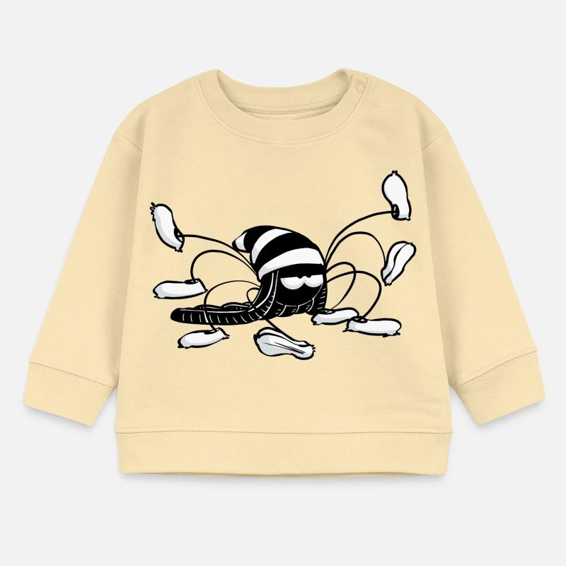 Beth the Spider -Rasta Spider (Textversion) Baby Organic Sweatshirt Baby Changer von Stanley/Stella