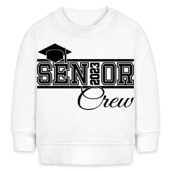 Senior 2023 Crew Stolze Crew von Absolventen - Baby Organic Sweatshirt Baby Changer von Stanley/Stella - Creme - Vorne
