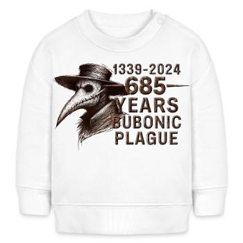 Ewige Pest - Baby Organic Sweatshirt Baby Changer von Stanley/Stella - Creme - Vorne