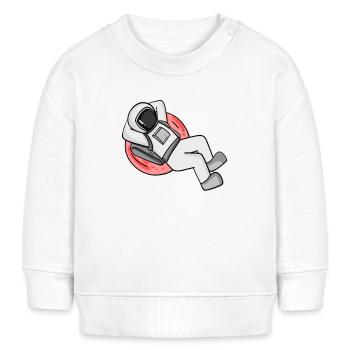 Astronaut - Sweat bébé bio Stanley/Stella - crème - Devant