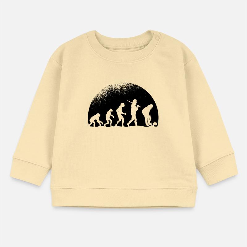 Evolution Curling Baby Organic Sweatshirt Baby Changer von Stanley/Stella